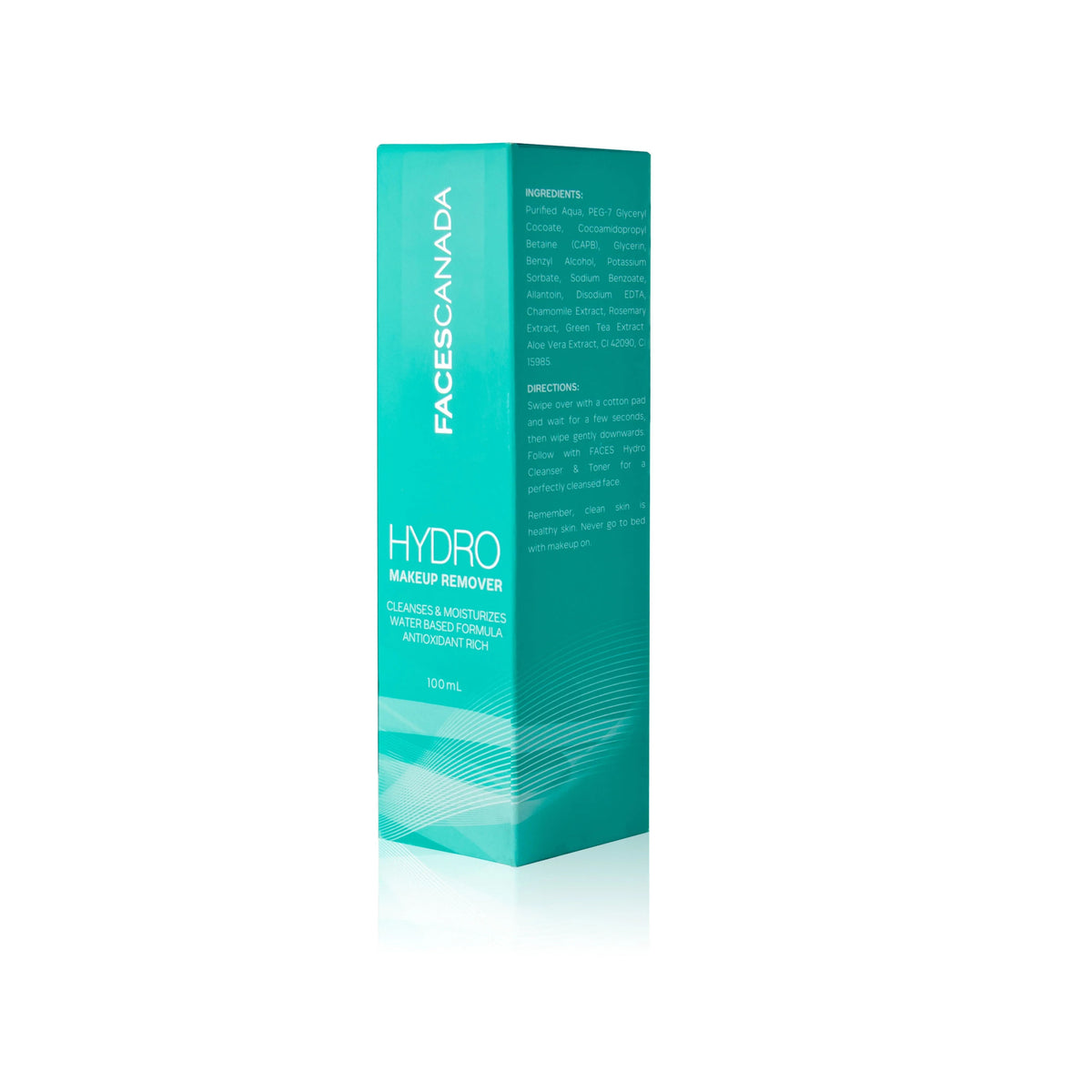 Faces Canada Hydro Make Up Remover, 100 ml – Cleanses & Moisturizes For Eyes, Lips & Face Makeup - image 4