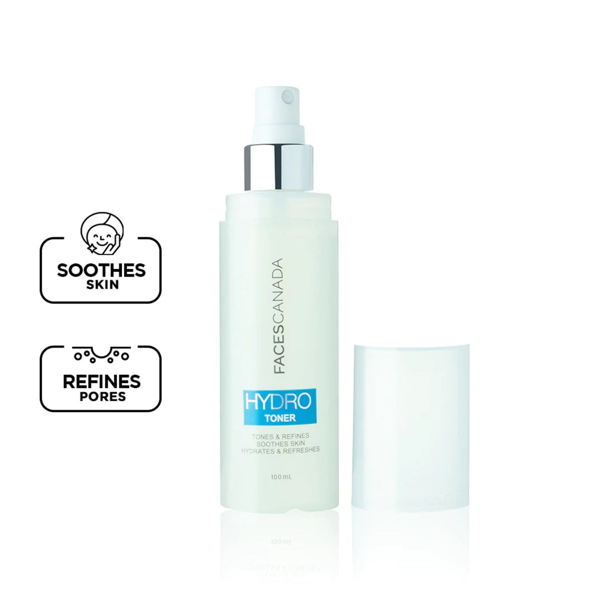 Faces Canada Hydro Gentle Toner, 100 ml – Soothes, Tones & Refines Skin For Smooth & Supple Look - Faces Canada