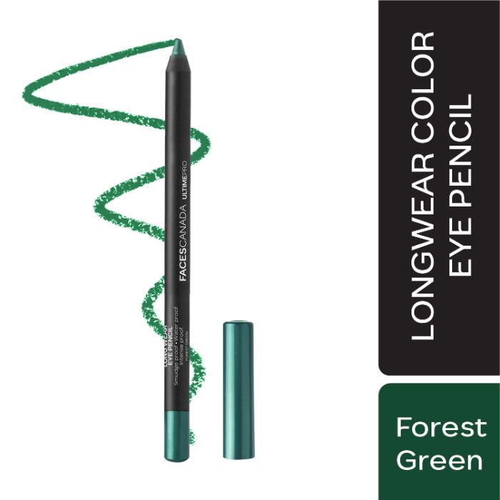 Faces Canada Ultime Pro Longwear Eye Pencil – Forest Green, 1.2 gm - Faces Canada