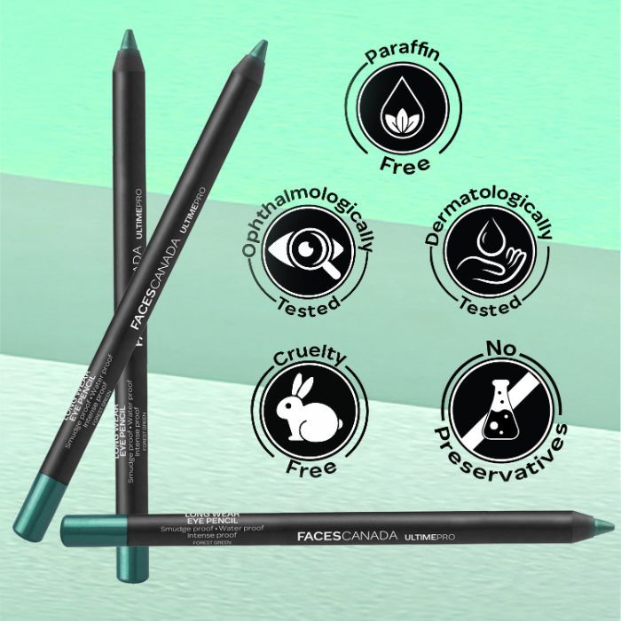 Faces Canada Ultime Pro Longwear Eye Pencil – Forest Green, 1.2 gm - image 5