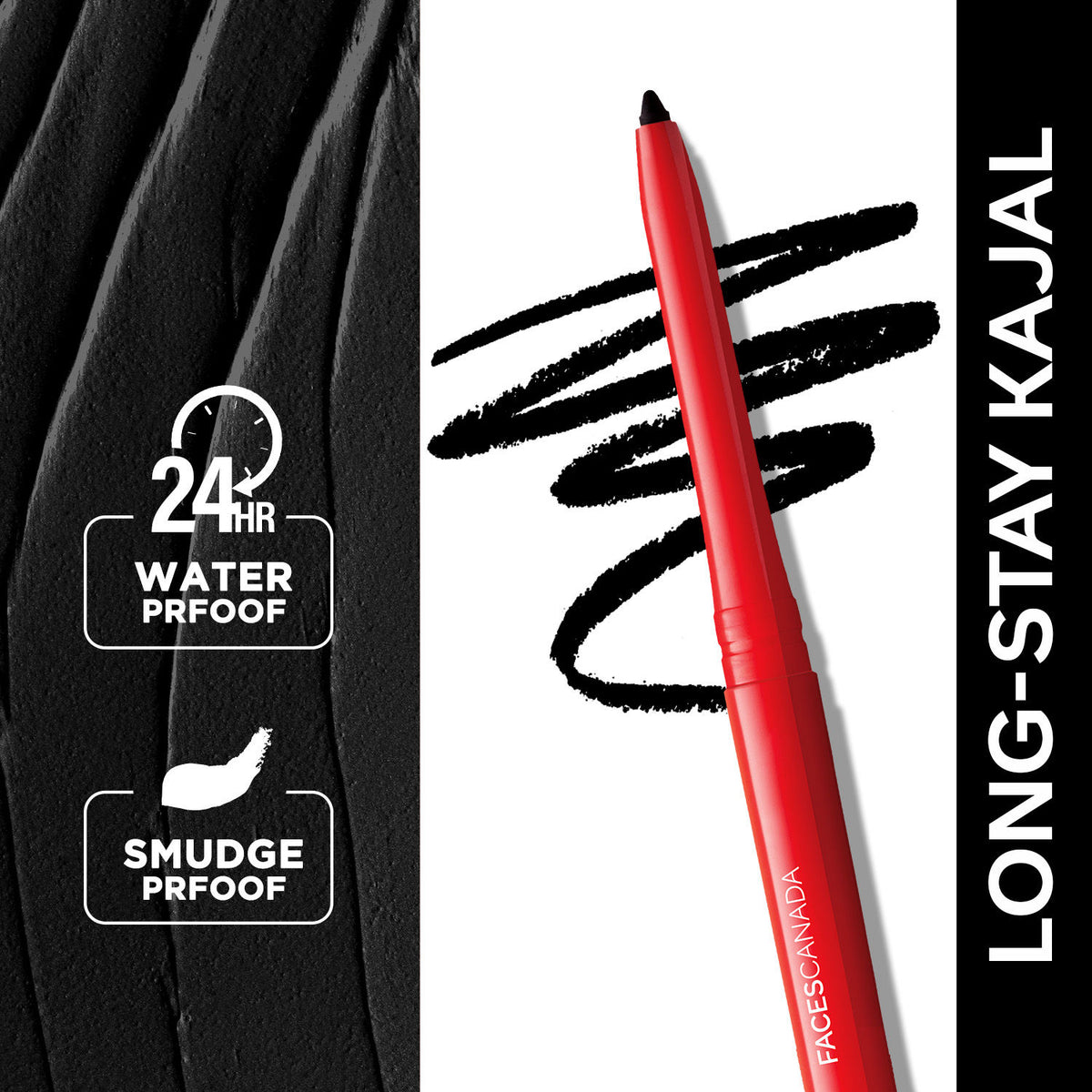 Faces Canada Magneteyes Kajal – Black, 0.35g - Faces Canada
