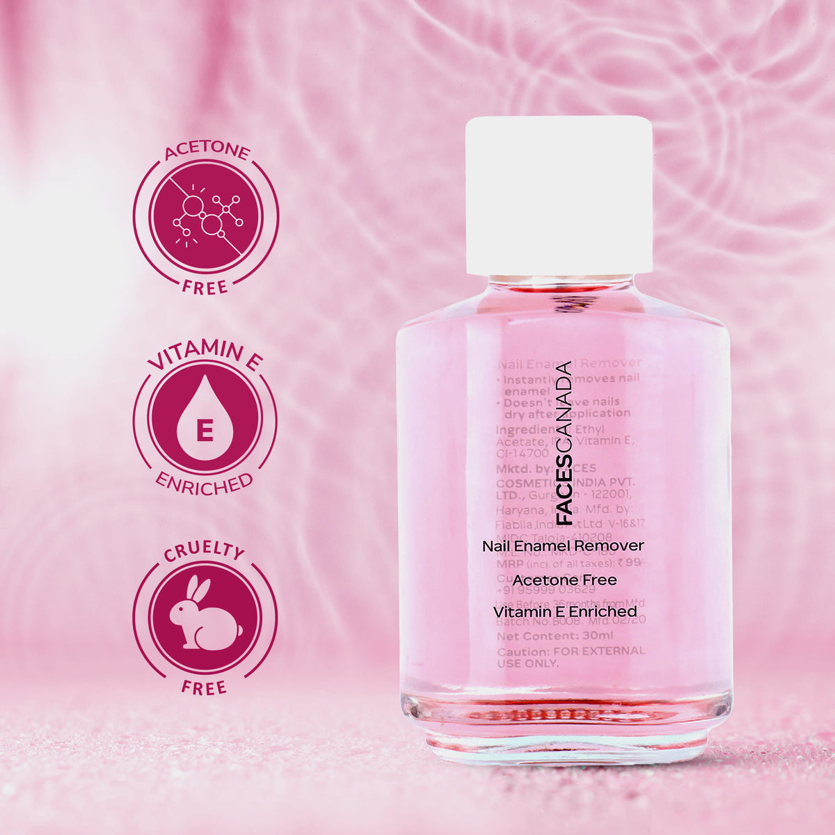 Faces Canada Nail Enamel Remover – Transparent 01 - image 5