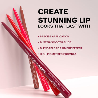 Faces Canada Ultime Pro Lip Definer – Red,0.35 gm - image 4