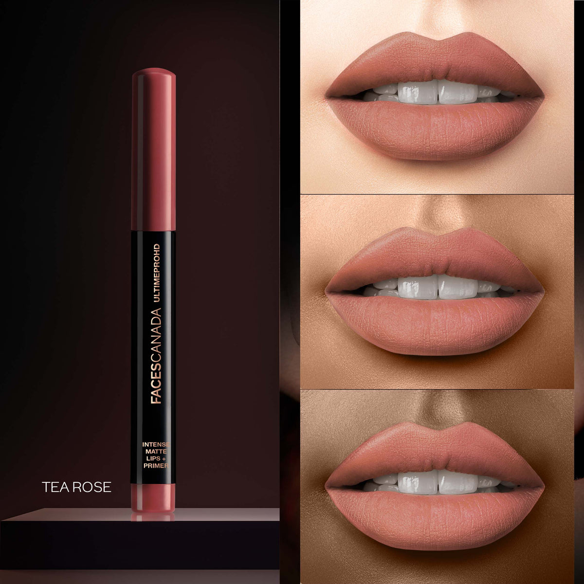 FACESCANADA Lip & Face Bestsellers Combo 2 – Ultime Pro HD Intense Matte Lips + Primer 1.4 gm Tea Rose + Strobe Cream Mini 18 ml Rose Gold Combo of 2 - image 5