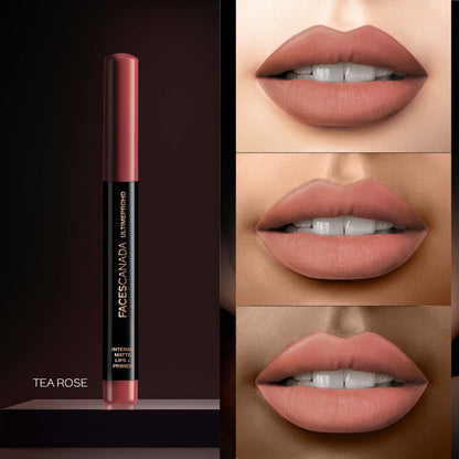 FACESCANADA Lip & Face Bestsellers Combo 2 – Ultime Pro HD Intense Matte Lips + Primer 1.4 gm Tea Rose + Strobe Cream Mini 18 ml Rose Gold Combo of 2 - image 5