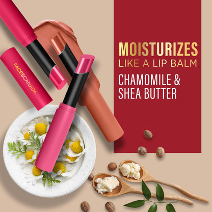 Faces Canada Long Stay 3-in-1 Matte Lipstick – Coffee Date Pink 02, 2 gm - image 5