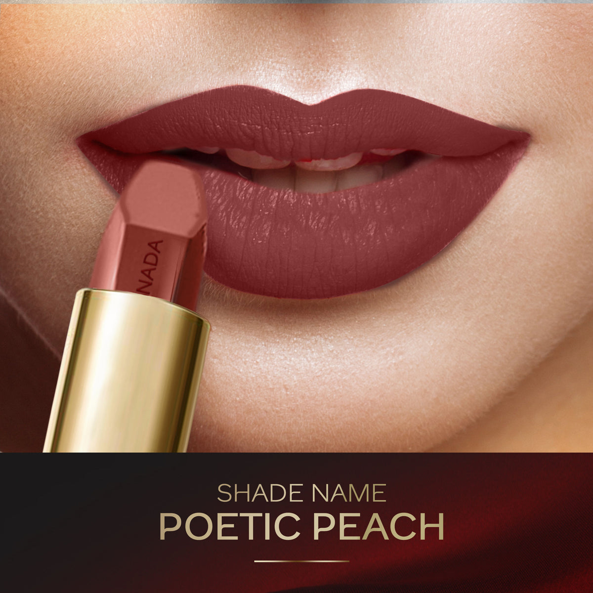 Faces Canada Matte Addiction Lipstick – Poetic Peach, 3.7 gm - image 3