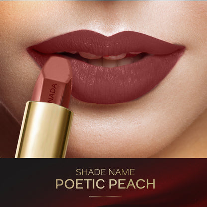 Faces Canada Matte Addiction Lipstick – Poetic Peach, 3.7 gm - image 3
