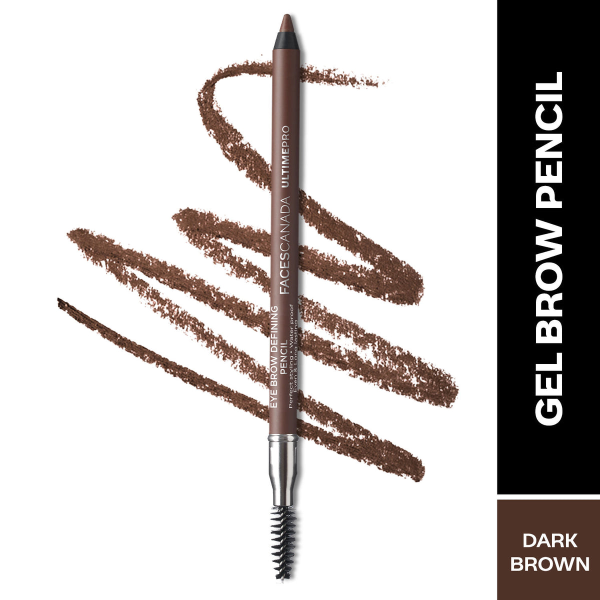 Faces Canada Ultime Pro Eyebrow Defining Pencil – Dark Brown, 1.2 gm - Faces Canada