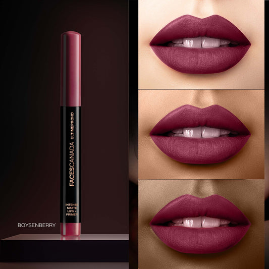 Faces Canada Ultime Pro HD Intense Matte Lipstick + Primer – Boysenberry 1.4 gm - image 2