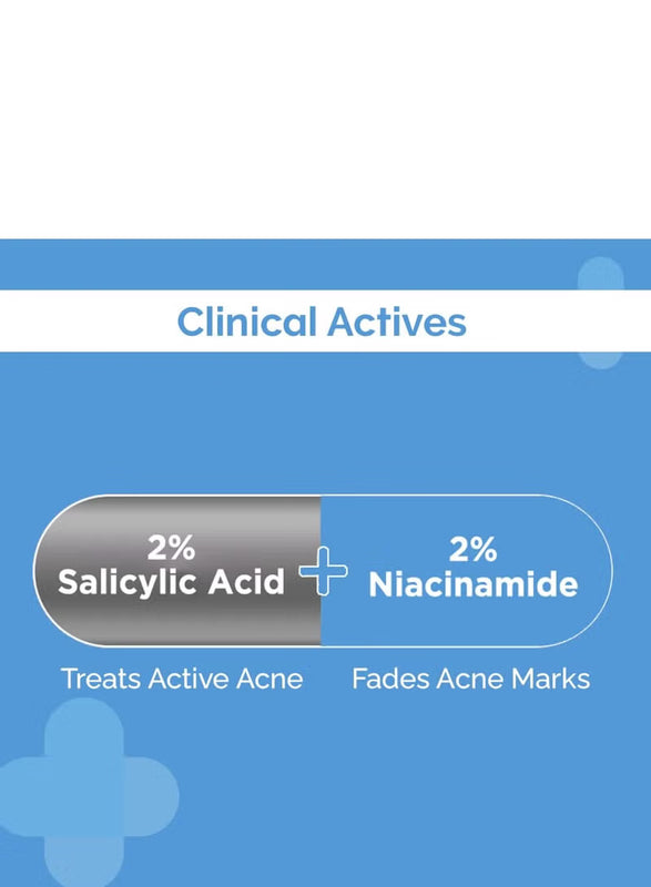 The Derma Co Sali-Cinamide Anti-Acne Face Wash – 2% Salicylic Acid & 2% Niacinamide