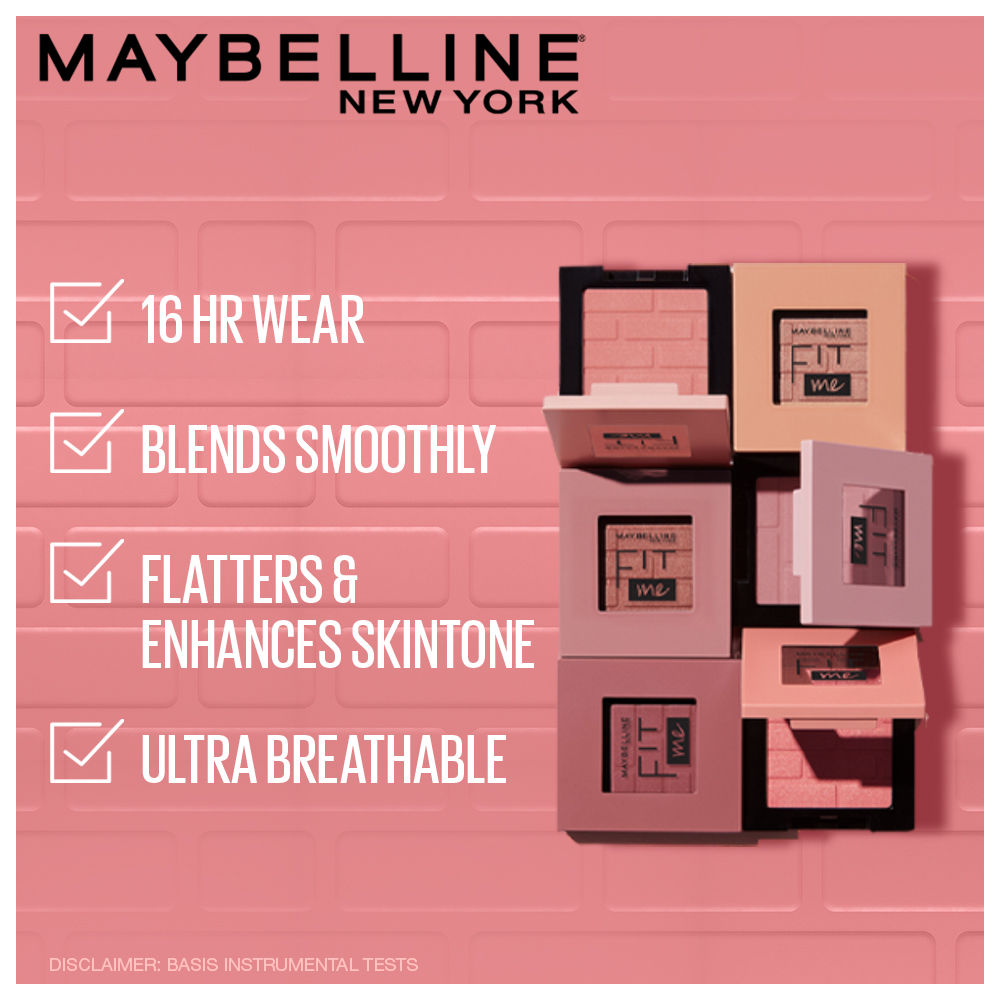 Maybelline New Fit Me Mono Blush, 16 HRs Easy to Use Long-lasting Cheek Blush, Pigmented Creamy Powder Blush Formula, Natural and True to Tone Blush - 60 Passionate - image 4