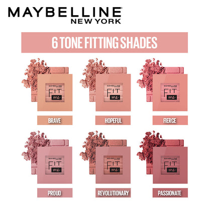 Maybelline New Fit Me Mono Blush, 16 HRs Easy to Use Long-lasting Cheek Blush, Pigmented Creamy Powder Blush Formula, Natural and True to Tone Blush - 60 Passionate - image 5