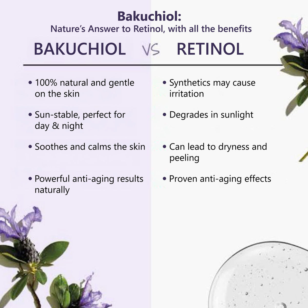 Good Vibes Age Defying Bakuchiol Night Face Serum | Forever Collection |Calms skin, Natural Retinol, Anti ageing I No Parabens, No Mineral Oils, No Sulphates, No Animal Testing, No Silicone, Vegan (30 ml) - Good Vibes image 5