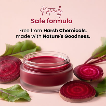 Good Vibes Beetroot Plumping Lip Balm |New & Improved| SPF | Reduces Pigmentation, Perfectly Tinted Lips | Hydrating & Nourishing Care | With Sweet Almond & Olive Oils (5.5 gm) - Good Vibes image 5