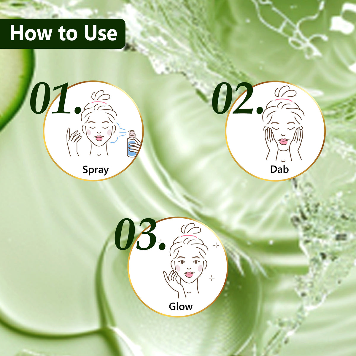 Good Vibes Cucumber Glow Toner (120 ml) - Good Vibes image 4