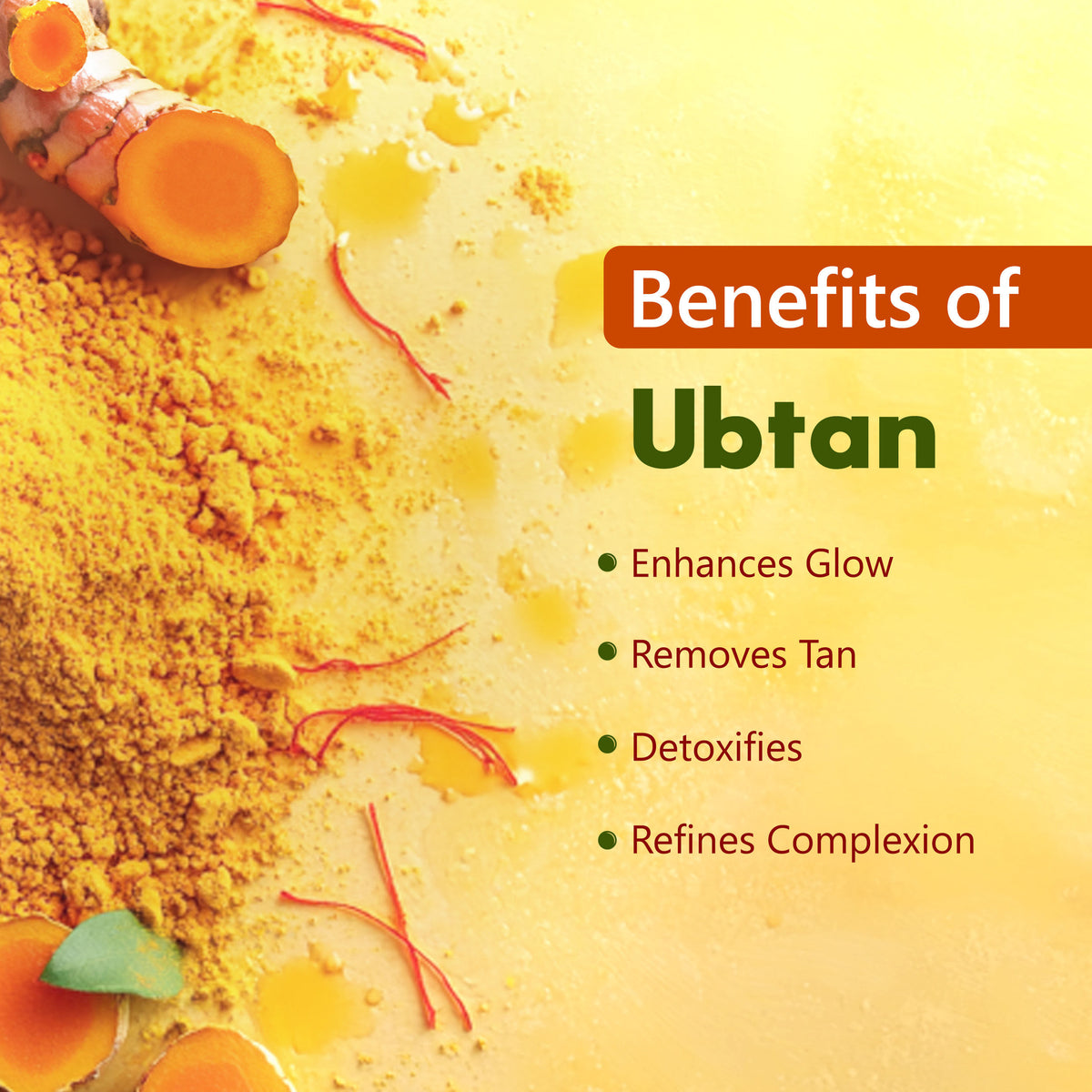 Good Vibes De-Tan Glow Ubtan Face Serum (15ml) - Good Vibes image 2