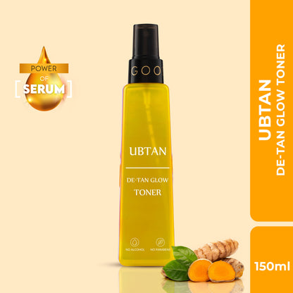 Good Vibes De-Tan Glow Toner Ubtan | Tan free, Brightening, Pigmentation (150 ml) - Good Vibes