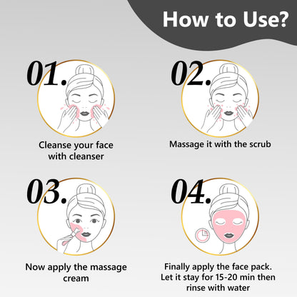 Good Vibes Diamond Skin Polishing Facial Kit | Glass Skin Effect, Can Be Used Up to 30 Times (Usage May Vary by Individual) BUY 1 GET 1 FREE (400 gm) - Good Vibes image 5
