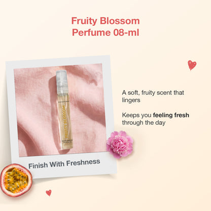 Good Vibes Fruity Glow Body Kit | AHA BHA, Peach & Papaya | 3-Step Daily Glow Ritual | Body Wash, Body Lotion & Perfume | Pack of 3 - Good Vibes image 5