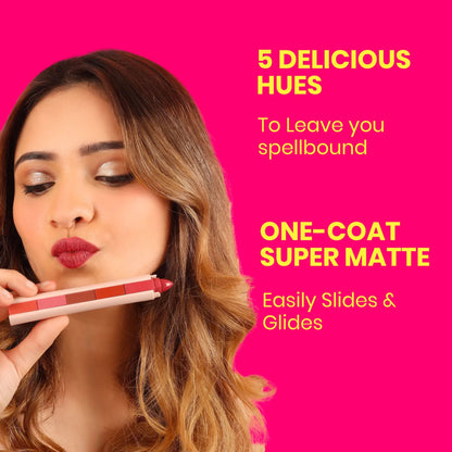 Good Vibes x NY Bae (Good Vibes Gold Brightening Peel Off Mask (50 gm) x NY Bae 5 in 1 Lipstick (Nude) Combo.) - Good Vibes image 4