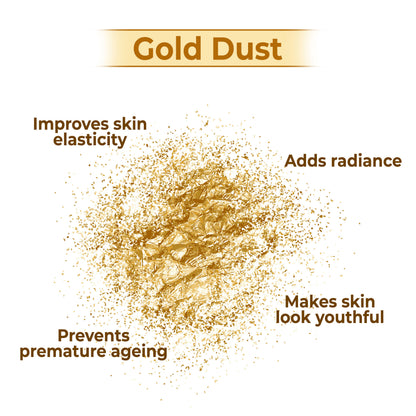 Good Vibes Gold Natural Glow Facial Kit | Parlour wala glow at home, Can Be Used Up to 30 Times (Usage May Vary by Individual) BUY 1 GET 1 FREE (400 gm) - Good Vibes image 2