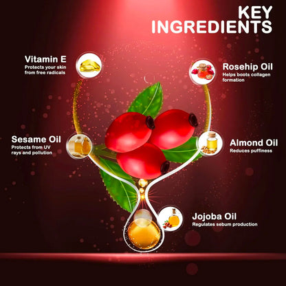 Good Vibes Hydrating Rosehip Day + Night Cream Combo: Say Hello to Radiant Skin (50 gm) - Good Vibes image 5
