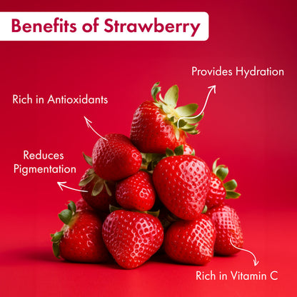 Good Vibes Strawberry Hydrating Lip Balm with SPF 15 | For Dry & Chapped lips | Hydrates Lips in One Use | Vegan, No Parabens, No Sulphates, No Mineral Oil, No Animal Testing, No Silicones (4.2 gm) - Good Vibes image 2