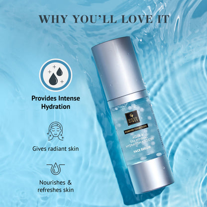 Good Vibes Aqua & Sea Mineral Hydration Booster Face Serum | Forever Collection | Protects From Pollution, Provides Hydration | Vegan, No Parabens, No Sulphates, No Mineral Oil, No Silicones, No Animal Testing (30 ml) - Good Vibes image 2