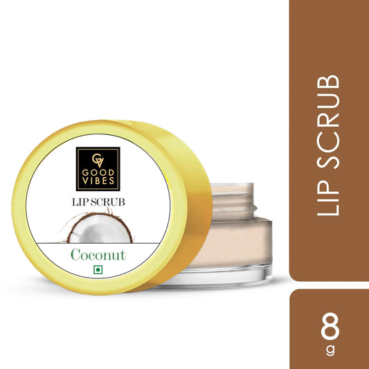 Good Vibes Lip Scrub - Coconut (8 gm) - Good Vibes