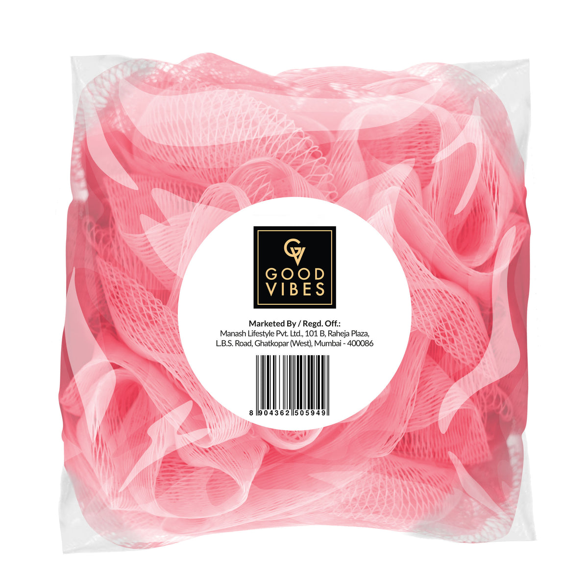 Good Vibes Loofah - Peach (1Pc) - Good Vibes