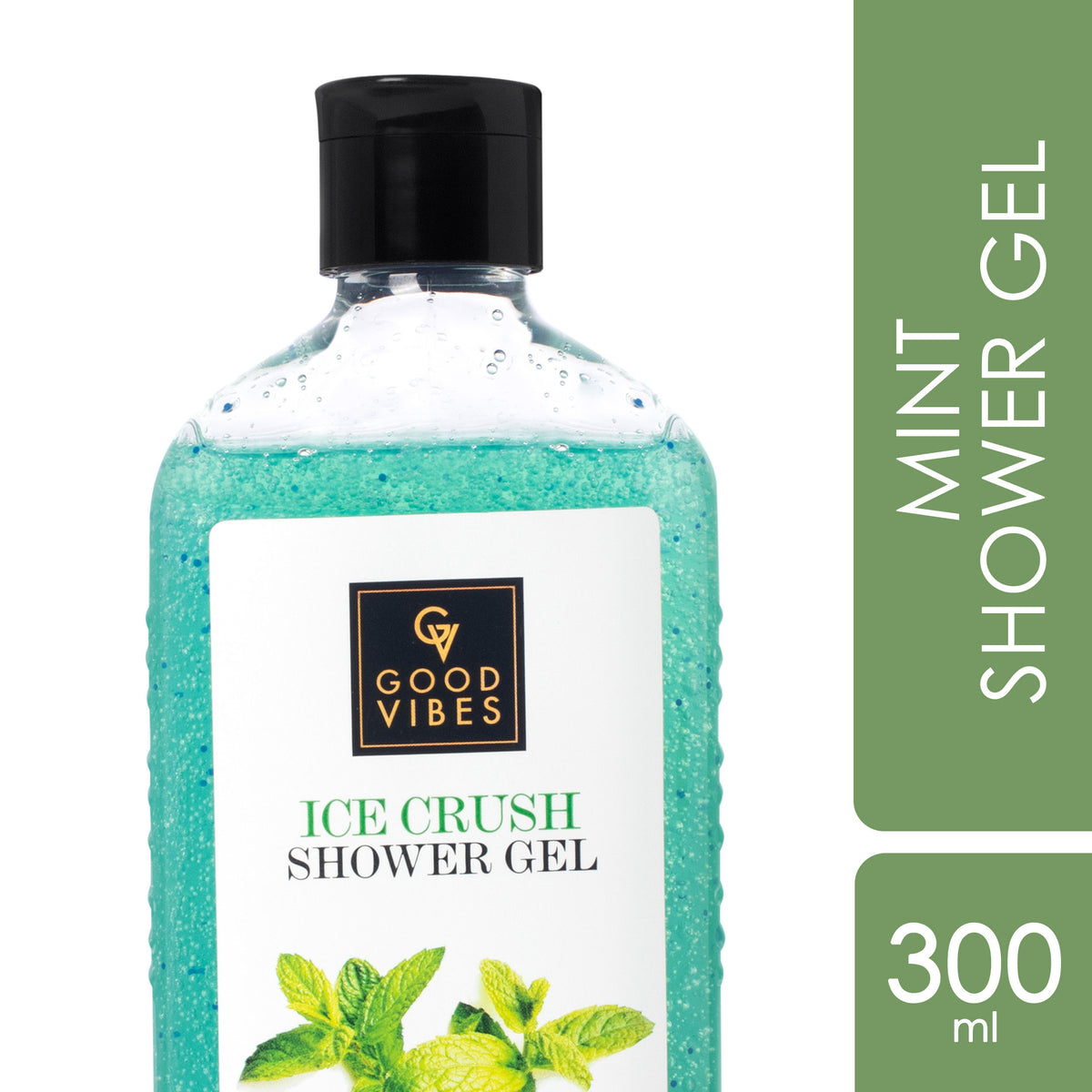 Good Vibes Mint Ice Crush Shower Gel | Vegan No Parabens No Mineral Oil Certified Fragrance No Animal Testing (300 ml) - Good Vibes