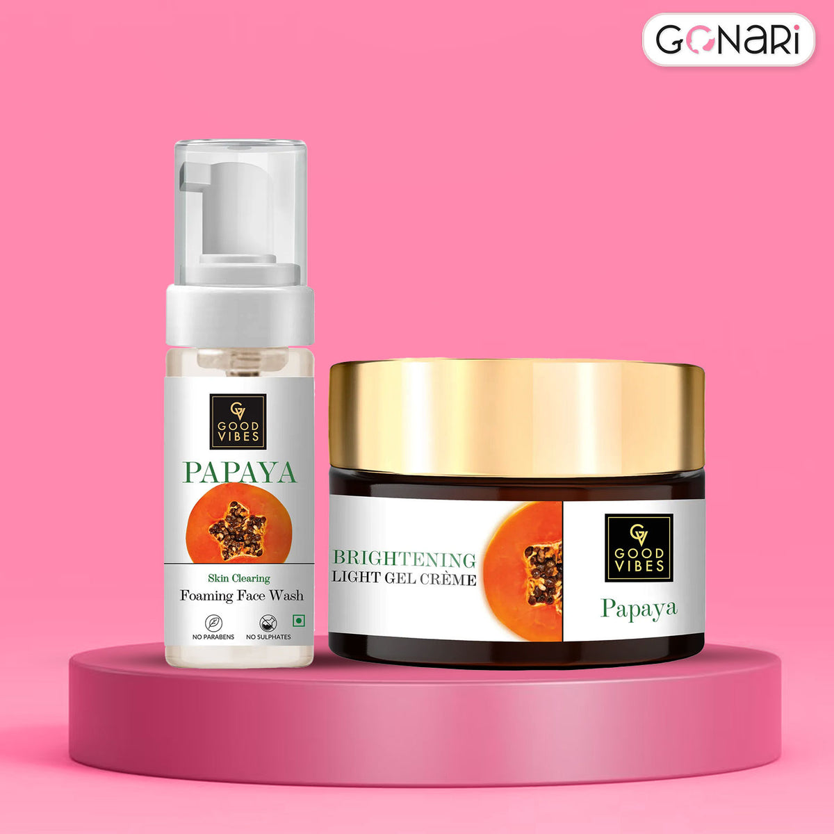 Good Vibes Papaya Brightening Combo Combo of 2 - Good Vibes