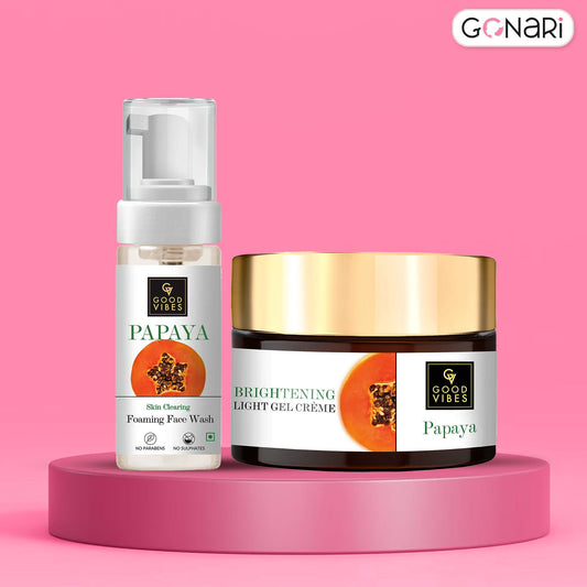 Good Vibes Papaya Brightening Combo Combo of 2 - Good Vibes