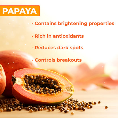 Good Vibes Papaya Even Skin Tone Face Mask 50 gm - Good Vibes image 2