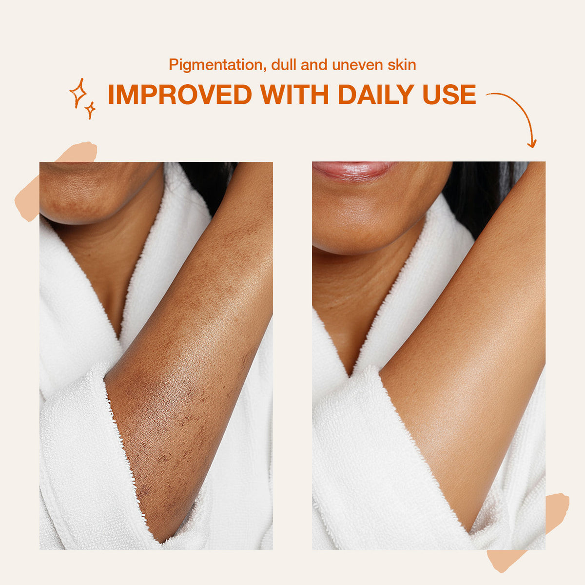 Good Vibes Papaya & Peach Juicy Glow Shower Gel | Brightening & Exfoliating Body Wash | Natural Glow Boost | Gentle Cleansing | Hydrating & Refreshing | Suitable for Everyday Glow Care – 200 ml - Good Vibes image 2
