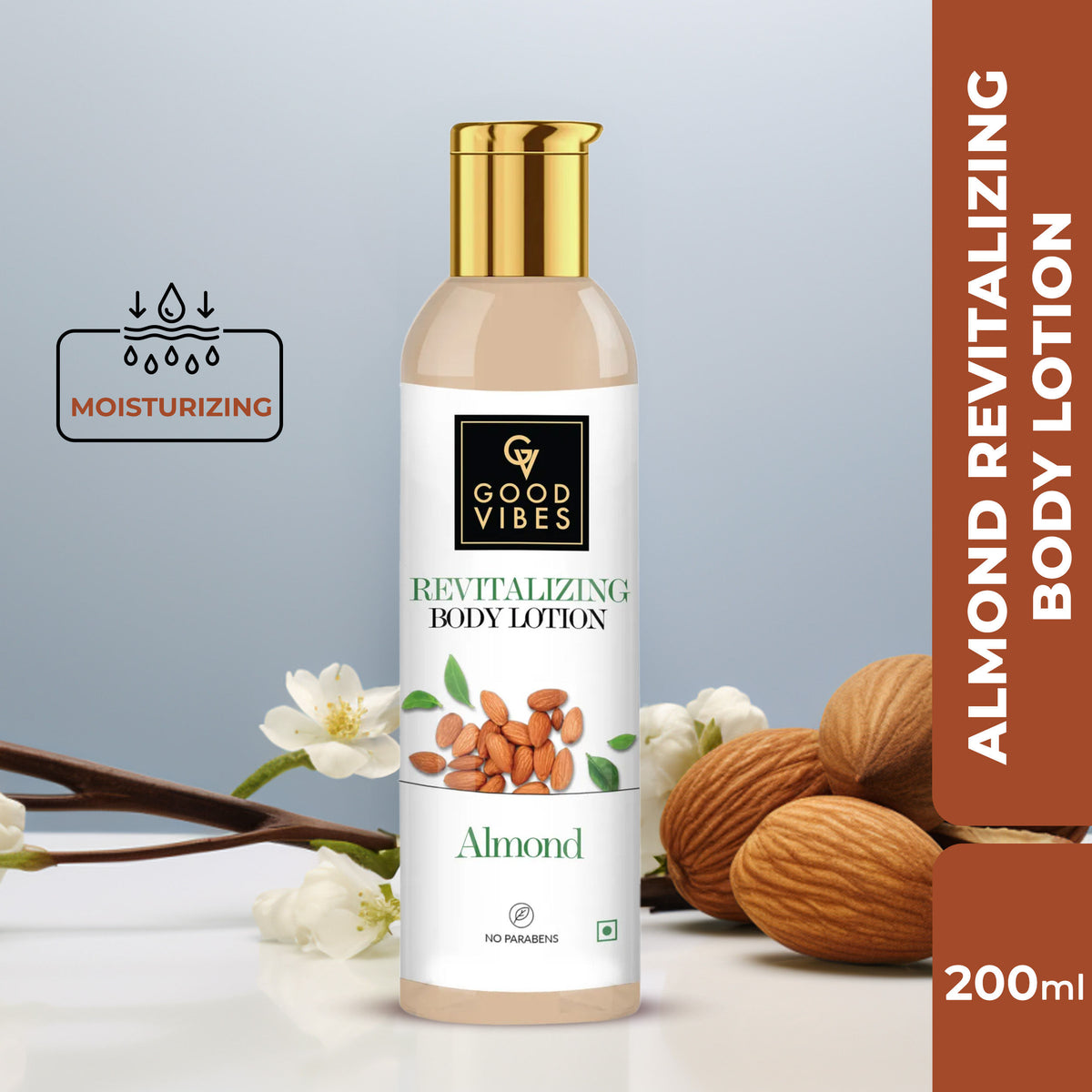 Good Vibes Revitalizing Body Lotion - Almond (200 ml) - Good Vibes