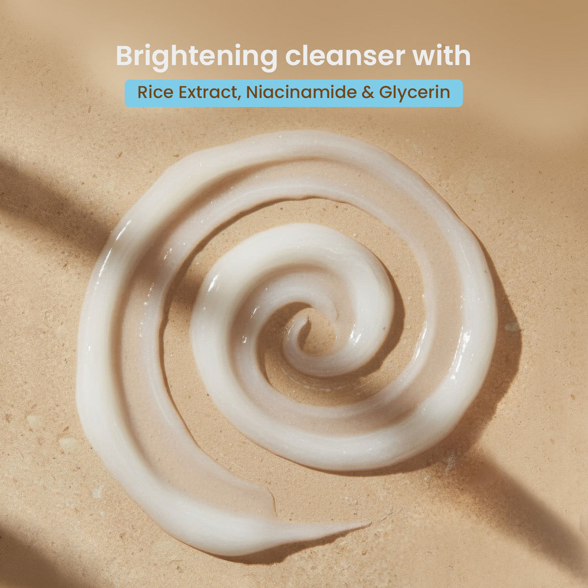 Good Vibes Rice Brightening Face Cleanser | Korean Rice Glow Ritual | Niacinamide + Rice Protein | Deep Cleanse & Hydrate | Brightens & Evens Tone | Glass-Skin Daily Cleanser | Gentle, Non-Drying | Suitable for All Skin Types – 120 ml - Good Vibes image 4