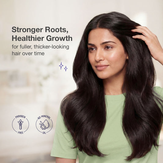 Good Vibes Rosemary, Rice Protein & Multi Peptide Hair Growth Shampoo | Powered With Rosemary Extract & Multi Peptides | Strengthens Roots & Reduces Hair Fall | Supports Healthy Hair Growth | Non-Drying Formula | Suitable for All Hair Types | 400 ml - Good Vibes image 2