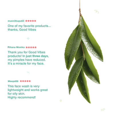 Good Vibes Tea Tree Acne Control Face Wash | Pimple wash, Anti Pimple (200 ml) - Good Vibes image 3