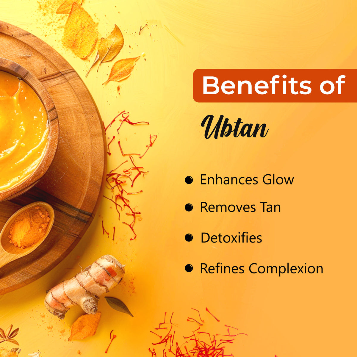 Good Vibes De-Tan Glow Toner Ubtan | Tan free, Brightening, Pigmentation (120 ml) - Good Vibes image 3