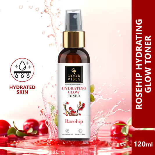 Good Vibes Hydrating Glow Toner – Brightening Rosehip with the Power of Serum