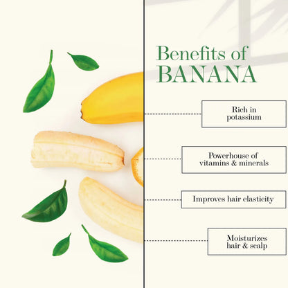 Good Vibes Banana Shine Shampoo | Nourishing, Moisturizing |No Parabens, No Animal Testing (300 ml) - Good Vibes image 3
