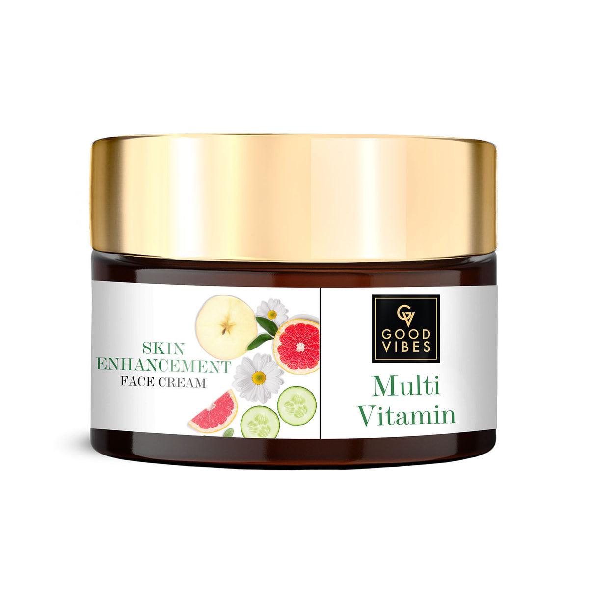 Good Vibes Skin Multi-Vitamin Enhancement Face Cream | Moisturizing, Nourishing | No Parabens, No Sulphates, No Mineral Oil, No Animal Testing (50 gm) - Good Vibes image 5