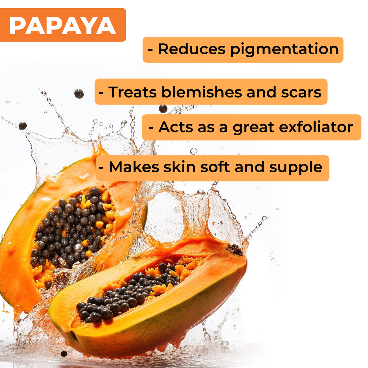 Good Vibes Skin Radiance Facial Kit - Papaya (40 gm) - Good Vibes image 3