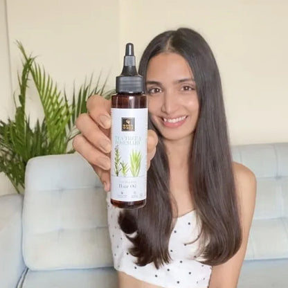 Good Vibes Tea Tree & Rosemary Anti Dandruff Hair Oil (100 ml) - Good Vibes image 4