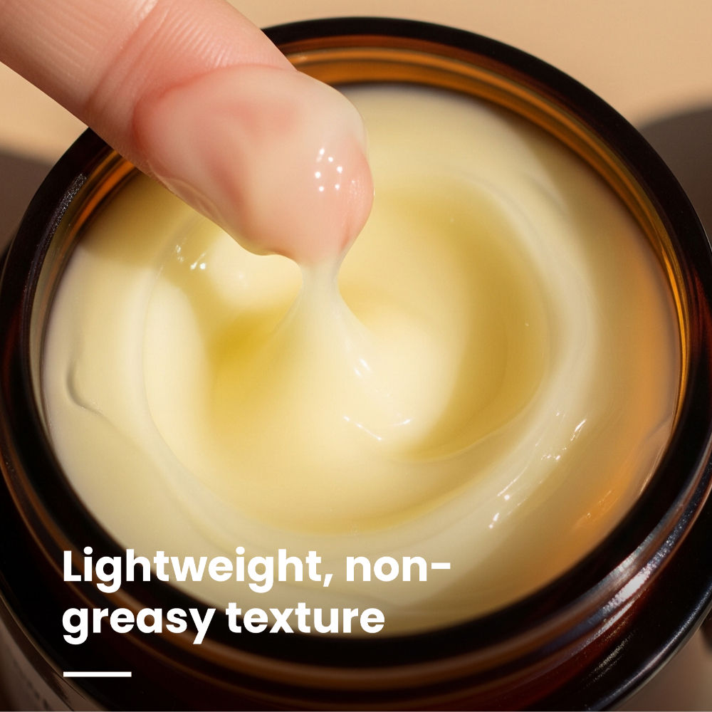 Good Vibes Ubtan De-tan Glow Light Day Cream with Power of Serum | Oil free, Tan free, Depigmentation (50 gm) - Good Vibes image 3
