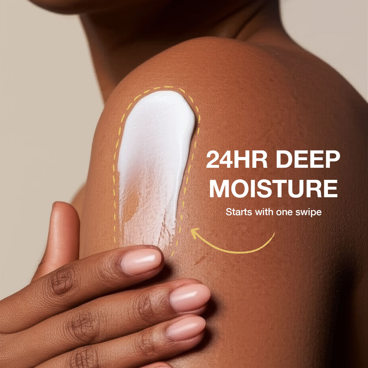 Good Vibes Vanilla & Caramel Niacinamide Hydrating Body Lotion (200 ml) | Deep Moisturising & Skin Barrier Care | Nourishing, Brightening & Smoothening | For Soft, Supple, Glowing Skin | Suitable for Dry Skin & All Skin Types - Good Vibes image 4