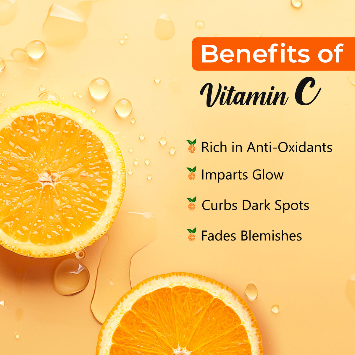 Good Vibes Anti-Blemish Vitamin C Glow Night Cream | Spotless, Brightening, Depigmentation, Reduces dark spot, Skin renewing, Sleep treatment (50 gm) - Good Vibes image 3