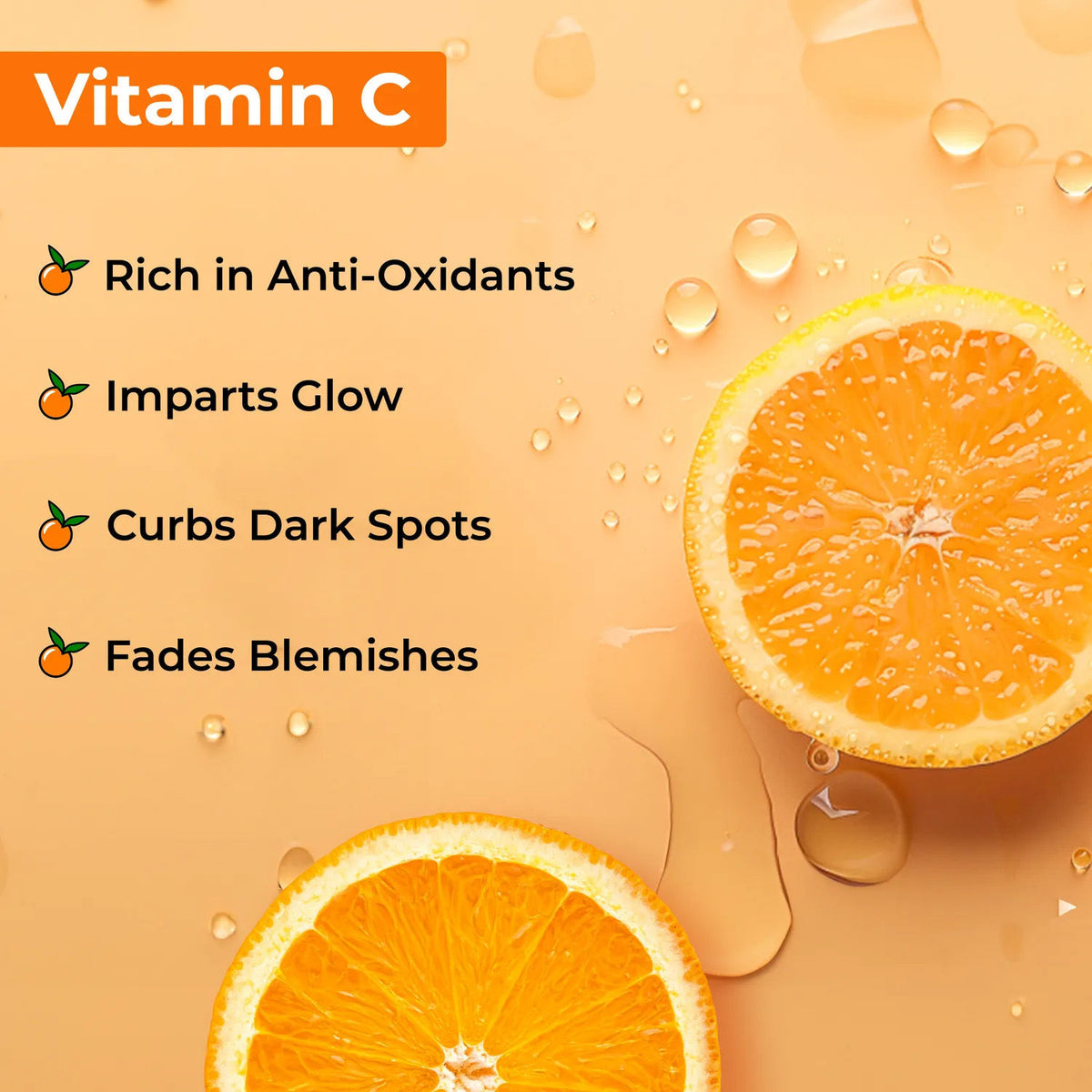 Good Vibes Vitamin C Cleanse + Tone Combo | Vitamin C Glow Foaming Face Wash 150ml | Anti Blemish Glow Toner Vitamin C 120ml - Combo of 2 - Good Vibes image 3